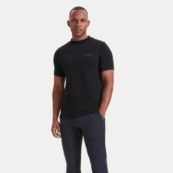 T-shirt KARL LAGERFELD Homme – Coupe Régulière en Coton Stretch-Noir