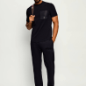 T-shirt KARL LAGERFELD Homme – Slim Fit en Coton Stretch-Noir