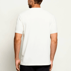 T-shirt KARL LAGERFELD Homme – Regular Fit en Coton Stretch-blanc cassé