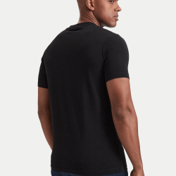 T-shirt KARL LAGERFELD Homme – Coupe Régulière en Coton Stretch-Noir