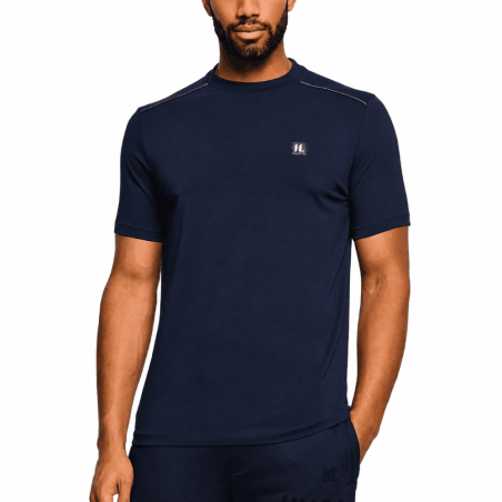 T-shirt KARL LAGERFELD Homme – Coupe Ajustée en Coton-Bleu marine