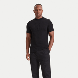 T-shirt noir homme KARL LAGERFELD – Coupe régulière-Noir