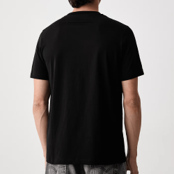 T-shirt noir homme KARL LAGERFELD – Coupe ajustée-Noir