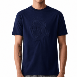 T-shirt  homme KARL LAGERFELD – Coupe ajustée-bleu marine