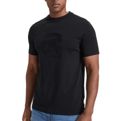 T-shirt Karl Lagerfeld homme à coupe classique-Noir