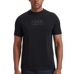 T-shirt Karl Lagerfeld homme Coupe Classique-Noir