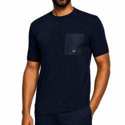 T-shirt KARL LAGERFELD Homme – Slim Fit en Coton Stretch-Bleu marine